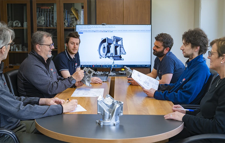 Articolo in alluminio pressofuso